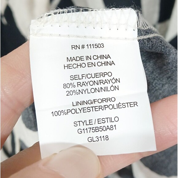 Sara Michelle Semi Sheer Black White Dress Small - Picture 5 of 11